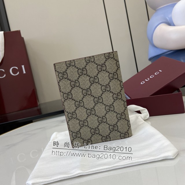 Gucci專櫃古馳最新款飾小紅貓細節GG迷你錢包 jh2021型號：810072